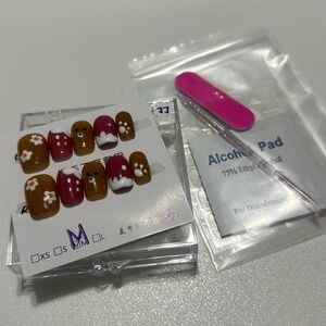 Brand New Hand Made Press on Nails # 77